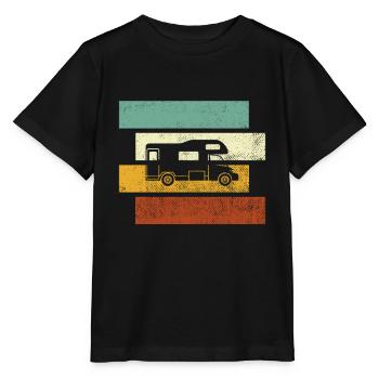 Motorhome Retro - Stanley/Stella MINI CREATOR Kids’ T-Shirt - black - Front - Mikhail (115cm)