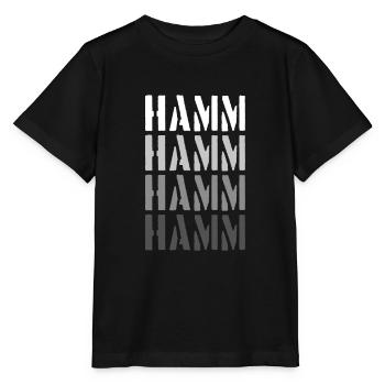 Hamm - Stanley/Stella Kinder T-Shirt MINI CREATOR  - Schwarz - Vorne - Mikhail (115cm)