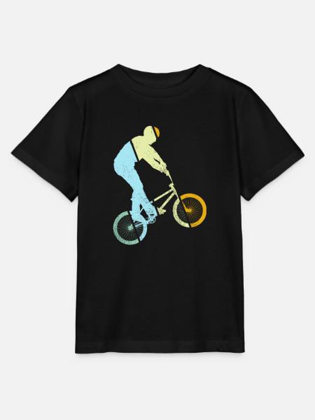 BMX Retro - Stanley/Stella Kinder T-Shirt MINI CREATOR  - Schwarz