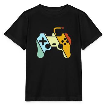 Gaming Retro - Stanley/Stella MINI CREATOR Kids’ T-Shirt - black - Front - Mikhail (115cm)