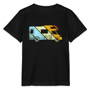 Motorhome Retro - Stanley/Stella MINI CREATOR Kids’ T-Shirt - black - Front - Mikhail (115cm)