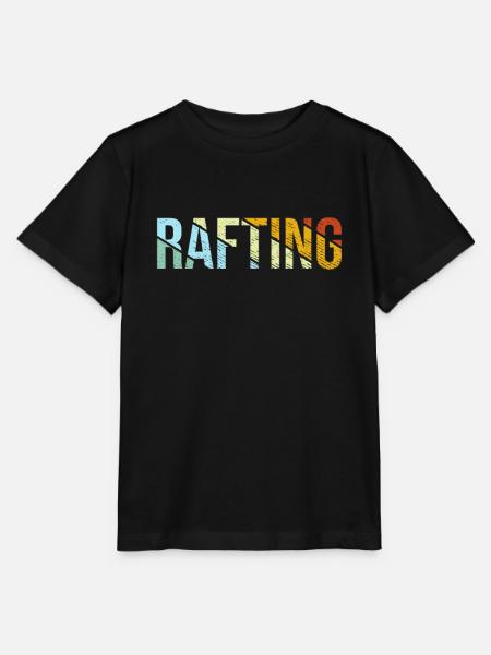 Rafting Retro - Stanley/Stella Kinder T-Shirt MINI CREATOR - Schwarz
