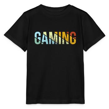 Gaming Retro - Stanley/Stella MINI CREATOR Kids’ T-Shirt - black - Front - Mikhail (115cm)