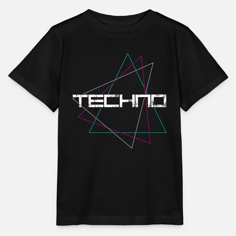 Techno - Stanley/Stella Kinder T-Shirt MINI CREATOR  - Schwarz