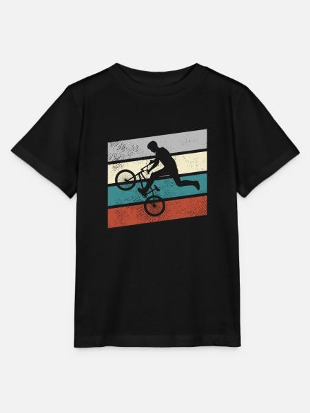 BMX Retro - Stanley/Stella Kinder T-Shirt MINI CREATOR  - Schwarz