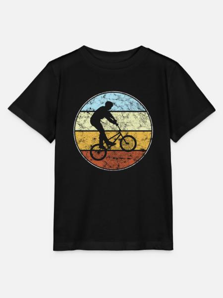 bmx retro - Stanley/Stella Kinder T-Shirt MINI CREATOR - Schwarz