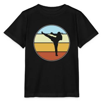 MMA Retro - Stanley/Stella Kinder T-Shirt MINI CREATOR  - Schwarz - Vorne - Mikhail (115cm)