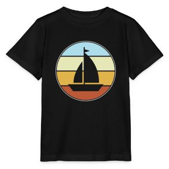 Rétro de la voile - T-shirt bio MINI CREATOR Stanley/Stella Enfant - noir - Devant - Mikhail (115cm)