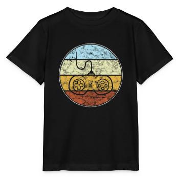 Gaming Retro - Stanley/Stella MINI CREATOR Kids’ T-Shirt - black - Front - Mikhail (115cm)