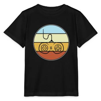Gaming Retro - Stanley/Stella MINI CREATOR Kids’ T-Shirt - black - Front - Mikhail (115cm)