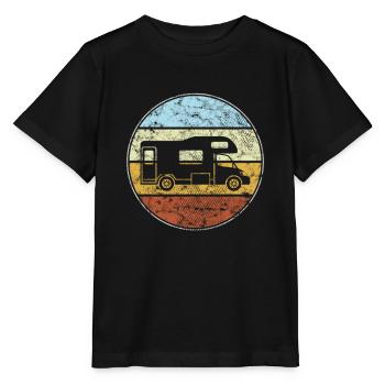 Motorhome Retro - Stanley/Stella MINI CREATOR Kids’ T-Shirt - black - Front - Mikhail (115cm)