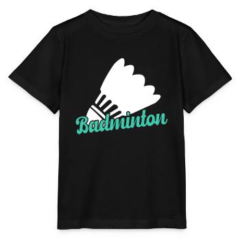 Badminton - Stanley/Stella Kinder T-Shirt MINI CREATOR  - Schwarz - Vorne - Mikhail (115cm)
