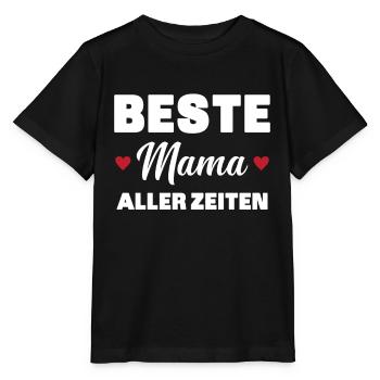 Beste Mutter aller Zeiten - Stanley/Stella Kinder T-Shirt MINI CREATOR  - Schwarz - Vorne - Mikhail (115cm)