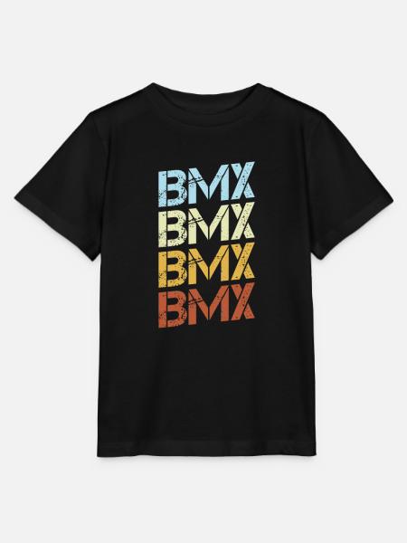 BMX Retro - Stanley/Stella Kinder T-Shirt MINI CREATOR - Schwarz