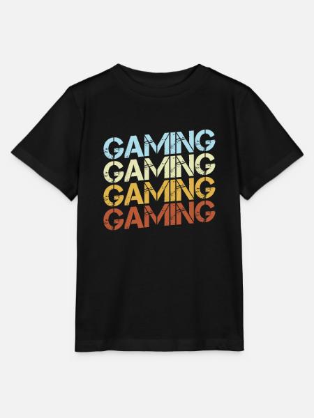 Gaming retro - Stanley/Stella Kinder T-Shirt MINI CREATOR - Schwarz