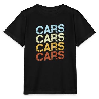 Cars Retro - Stanley/Stella MINI CREATOR Kids’ T-Shirt - black - Front - Mikhail (115cm)