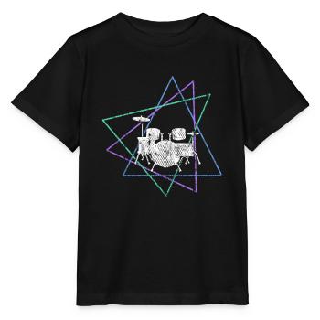 Percussion - Stanley/Stella MINI CREATOR Kids’ T-Shirt - black - Front - Mikhail (115cm)