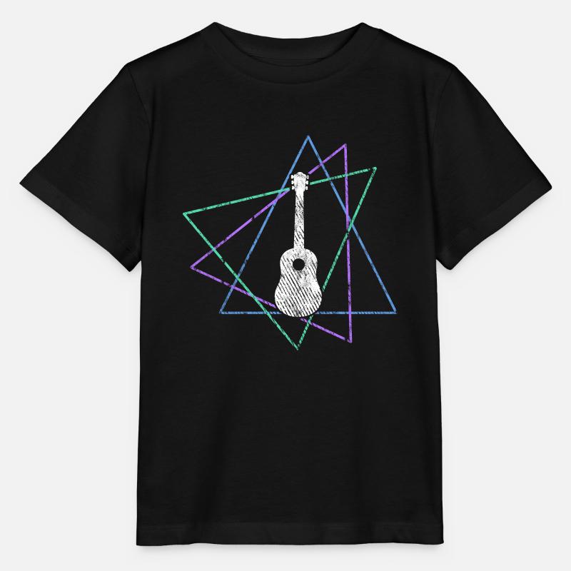 Guitare - T-shirt bio MINI CREATOR Stanley/Stella Enfant - noir