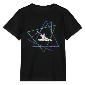 Kanu - Stanley/Stella Kinder T-Shirt MINI CREATOR  - Schwarz - Vorne - Mikhail (115cm)
