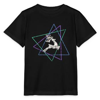Élan - T-shirt bio MINI CREATOR Stanley/Stella Enfant - noir - Devant - Mikhail (115cm)