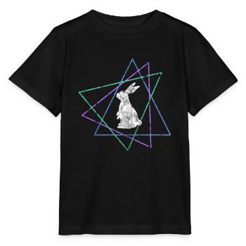 Lièvre - T-shirt bio MINI CREATOR Stanley/Stella Enfant - noir - Devant - Mikhail (115cm)