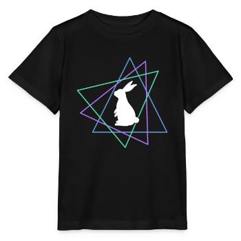 Lièvre - T-shirt bio MINI CREATOR Stanley/Stella Enfant - noir - Devant - Mikhail (115cm)