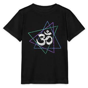 Meditation - Stanley/Stella Kinder T-Shirt MINI CREATOR  - Schwarz - Vorne - Mikhail (115cm)