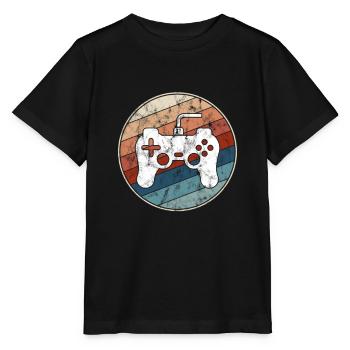 Gaming Retro - Stanley/Stella MINI CREATOR Kids’ T-Shirt - black - Front - Mikhail (115cm)