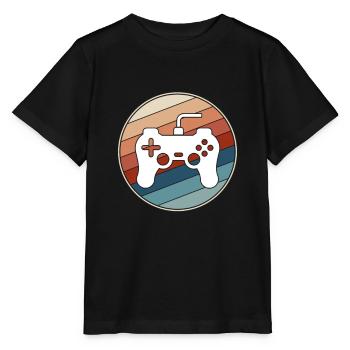 Gaming Retro - Stanley/Stella MINI CREATOR Kids’ T-Shirt - black - Front - Mikhail (115cm)
