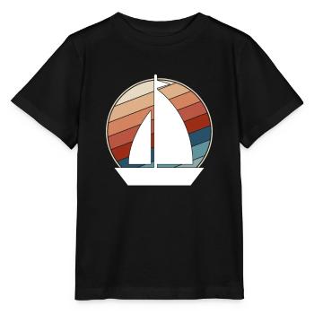 Rétro de la voile - T-shirt bio MINI CREATOR Stanley/Stella Enfant - noir - Devant - Mikhail (115cm)