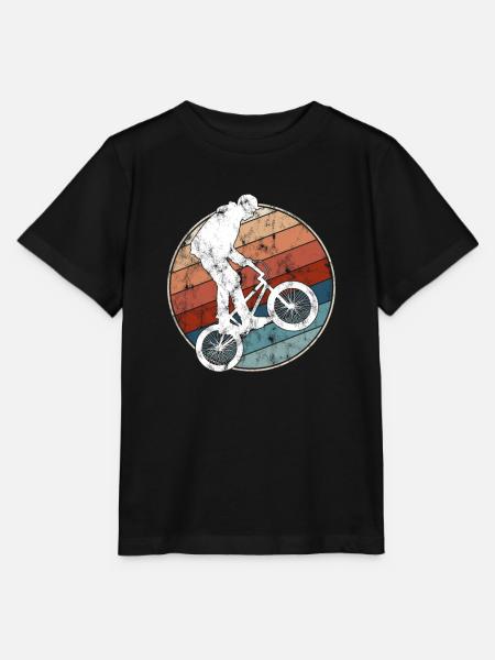 BMX retro - Stanley/Stella Kinder T-Shirt MINI CREATOR - Schwarz