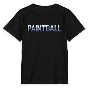 Paintball - Stanley/Stella Kinder T-Shirt MINI CREATOR  - Schwarz - Vorne - Mikhail (115cm)