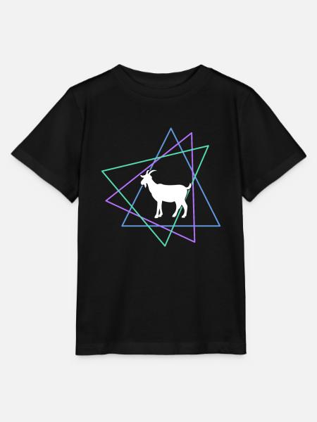 Ziege - Stanley/Stella Kinder T-Shirt MINI CREATOR - Schwarz