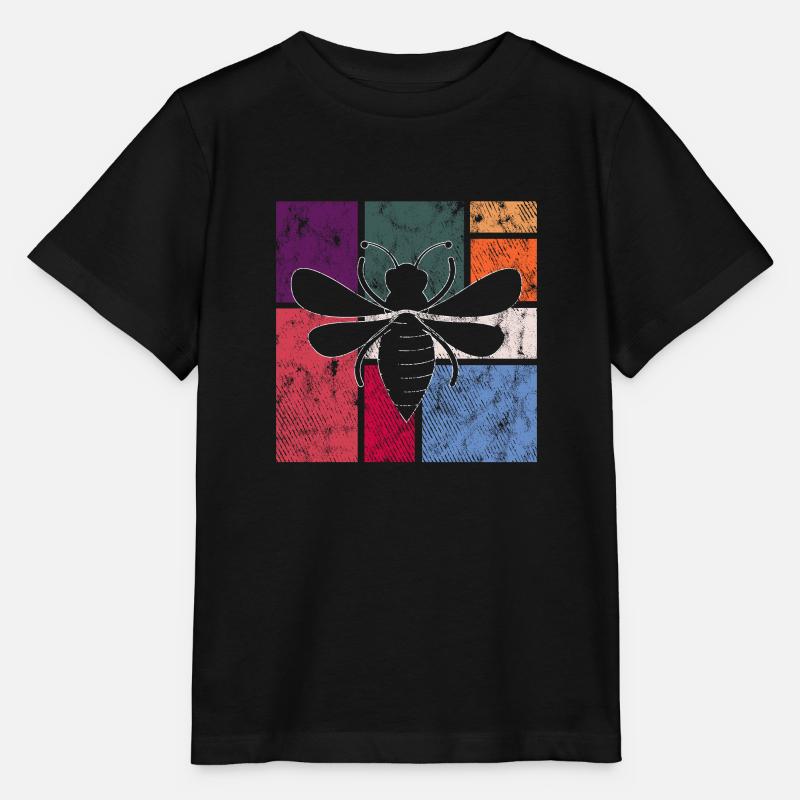 Abeille - T-shirt bio MINI CREATOR Stanley/Stella Enfant - noir