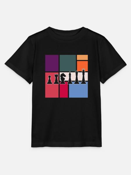 Schach - Stanley/Stella Kinder T-Shirt MINI CREATOR  - Schwarz