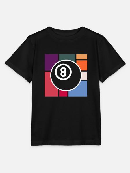 Billiards - Stanley/Stella Kinder T-Shirt MINI CREATOR  - Schwarz