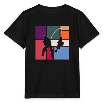 Angling - Stanley/Stella MINI CREATOR Kids’ T-Shirt - black - Front - Mikhail (115cm)
