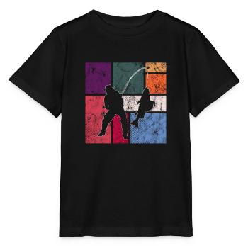 Angling - Stanley/Stella MINI CREATOR Kids’ T-Shirt - black - Front - Mikhail (115cm)
