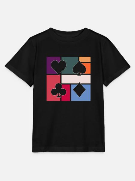 Poker - Stanley/Stella Kinder T-Shirt MINI CREATOR - Schwarz