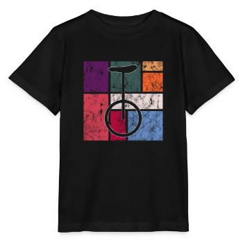 Einrad - Stanley/Stella Kinder T-Shirt MINI CREATOR  - Schwarz - Vorne - Mikhail (115cm)