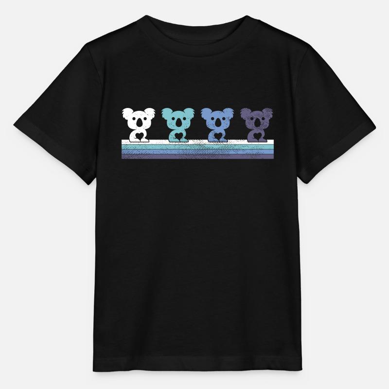 Koala - T-shirt bio MINI CREATOR Stanley/Stella Enfant - noir