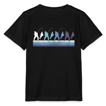 Angling - Stanley/Stella MINI CREATOR Kids’ T-Shirt - black - Front - Mikhail (115cm)