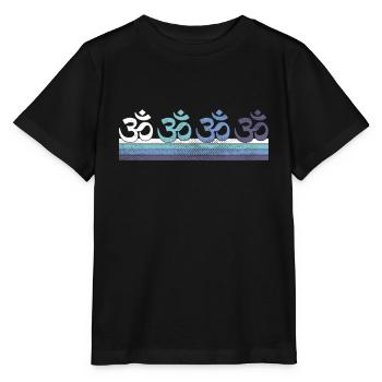 Méditation - T-shirt bio MINI CREATOR Stanley/Stella Enfant - noir - Devant - Mikhail (115cm)