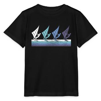 Cerf-volant - T-shirt bio MINI CREATOR Stanley/Stella Enfant - noir - Devant - Mikhail (115cm)