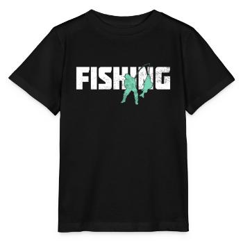 Angling - Stanley/Stella MINI CREATOR Kids’ T-Shirt - black - Front - Mikhail (115cm)