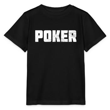 Poker - Stanley/Stella Kinder T-Shirt MINI CREATOR  - Schwarz - Vorne - Mikhail (115cm)