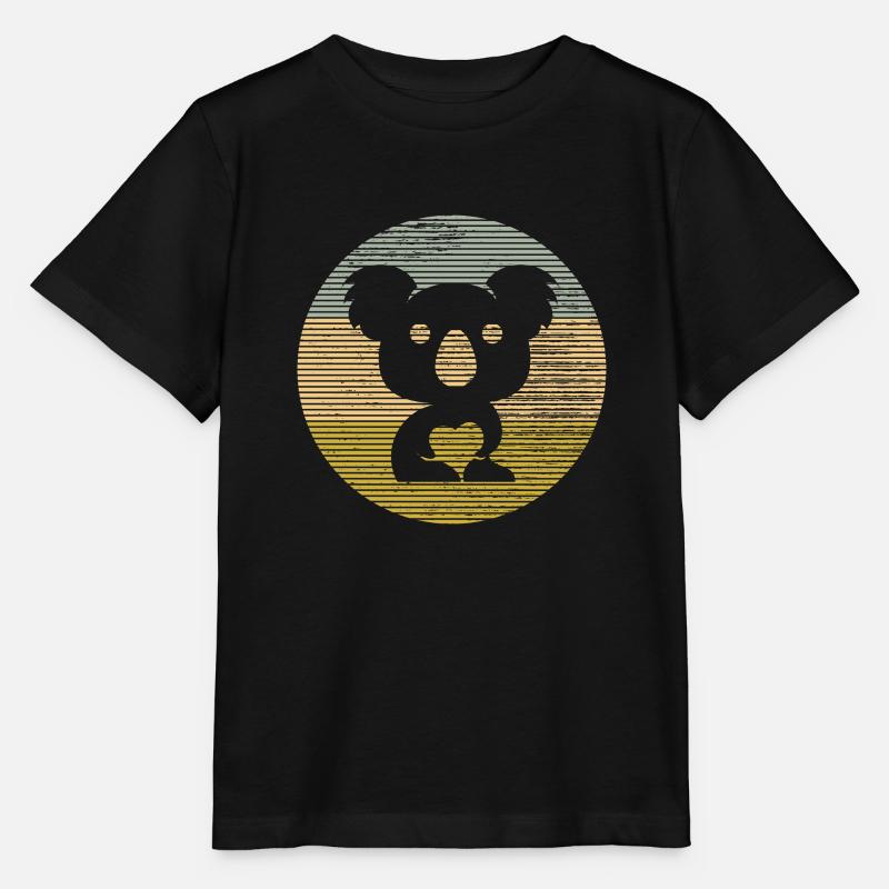 Koala - T-shirt bio MINI CREATOR Stanley/Stella Enfant - noir