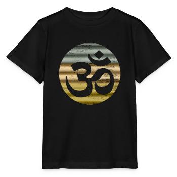 Meditation - Stanley/Stella Kinder T-Shirt MINI CREATOR  - Schwarz - Vorne - Mikhail (115cm)
