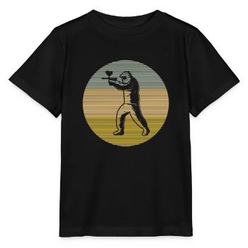 Paintball - Stanley/Stella Kinder T-Shirt MINI CREATOR  - Schwarz - Vorne - Mikhail (115cm)