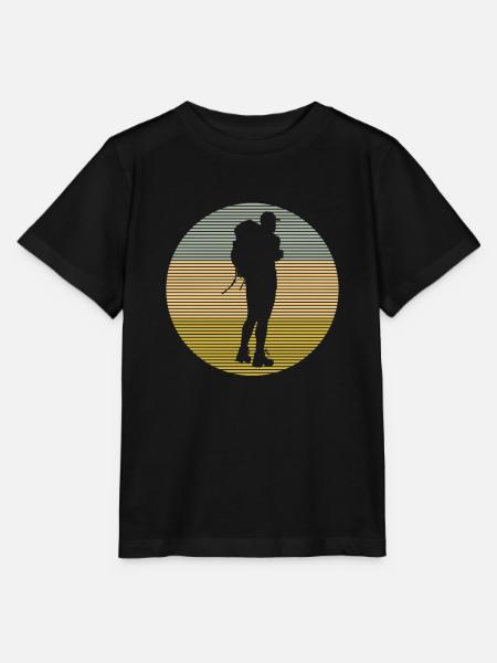 Bergsteigen - Stanley/Stella Kinder T-Shirt MINI CREATOR  - Schwarz